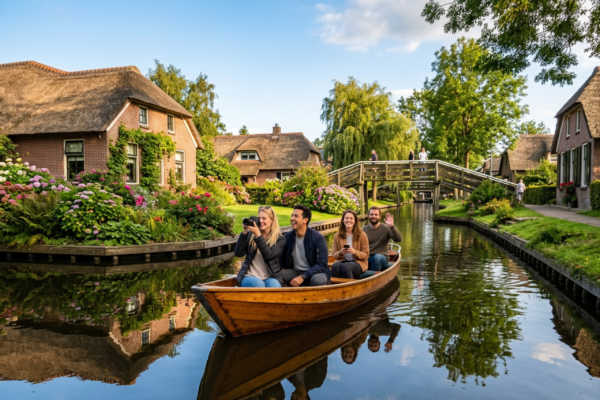 Giethoorn Day Trip from Amsterdam – Private Tour & Canal Boat